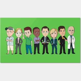 Team Psych Chibi Posters and Art